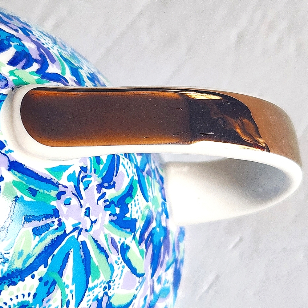 Pair of Lilly Pulitzer High Manetenance 12 Ounce Ceramic Coffee Mugs Tea… - Picture 10 of 13